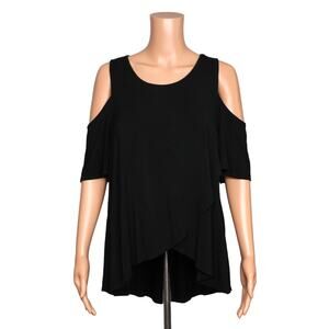 She + Sky Short Sleeve Top Women Size Medium